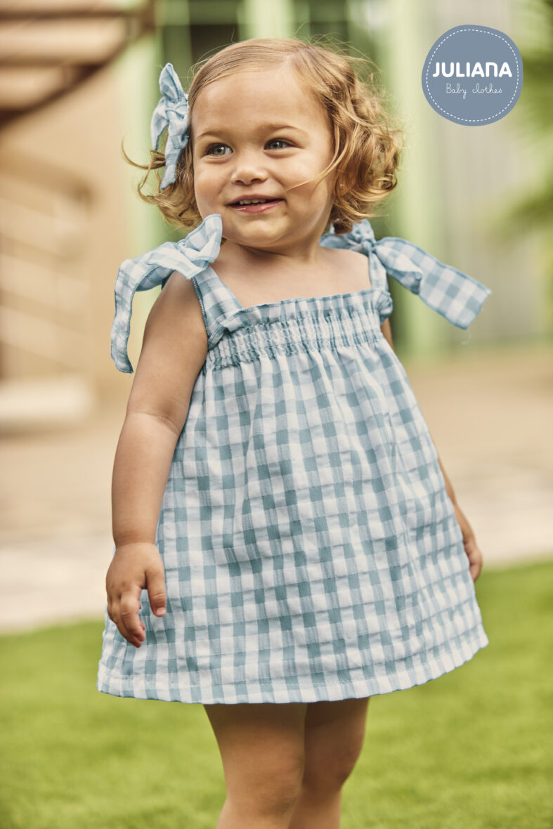 Vestido + braguita cuadros – Juliana