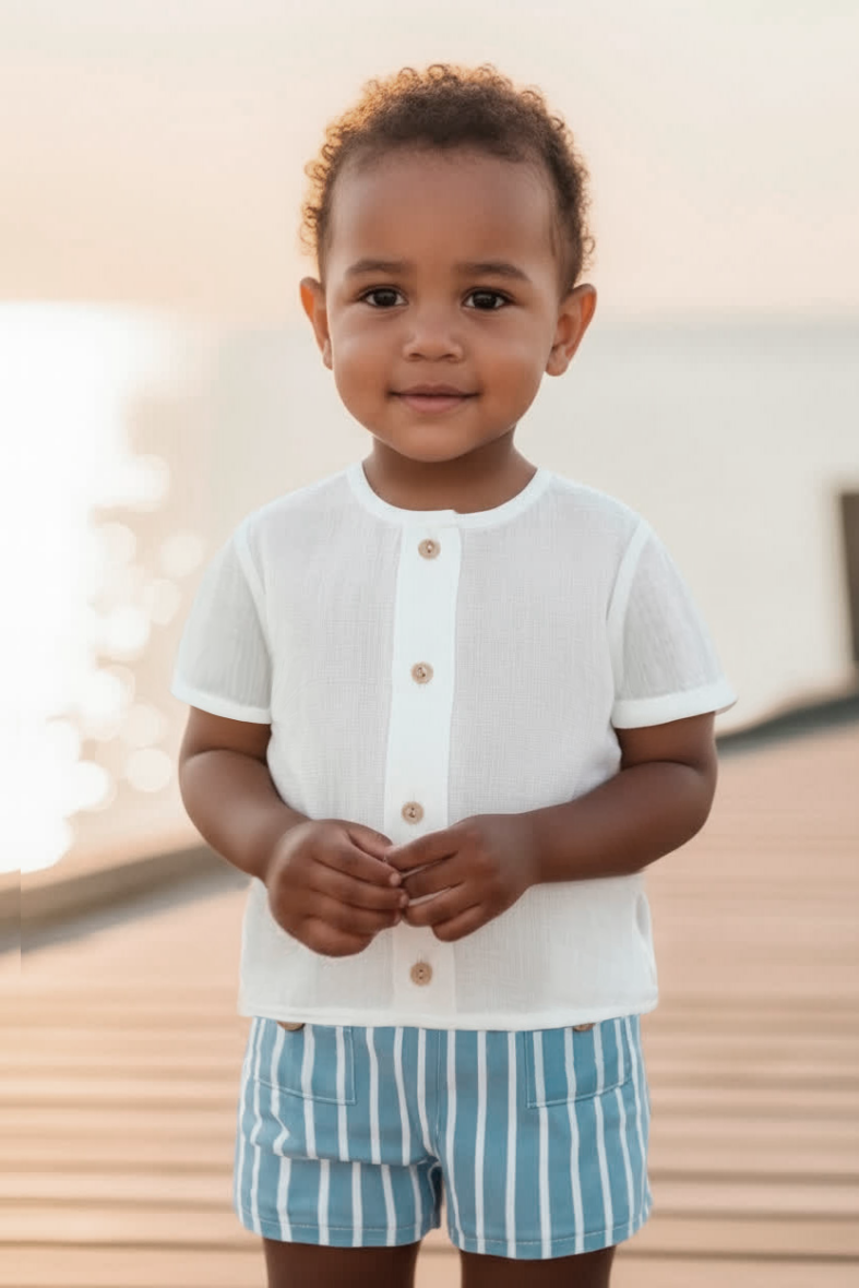 Conjunto short rayas – Del Sur