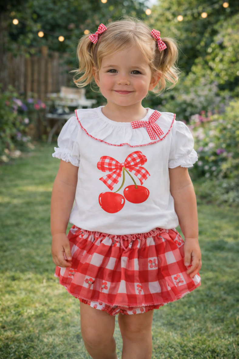 Conjunto cerezas niña – Yupis Kids