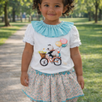 mod. conj panda bici niña