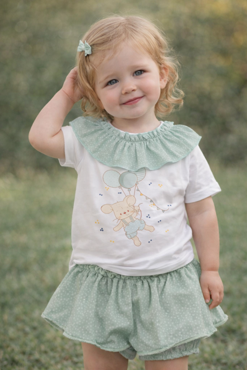 Conjunto ratón globos niña – Yupis Kids